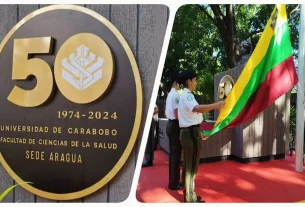 Celebración de su Quincuagésimo Aniversario de la sede Aragua