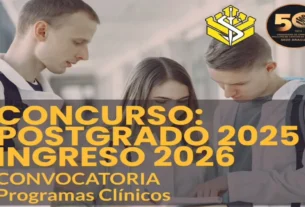 Convocatoria del Concurso de postgrado 2025 - Programas no Clinicos