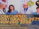 Convocatoria del Concurso de postgrado 2025 ingreso 2026