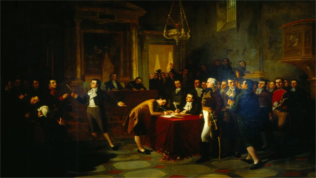 Firma del Acta de la Independencia Venezuela