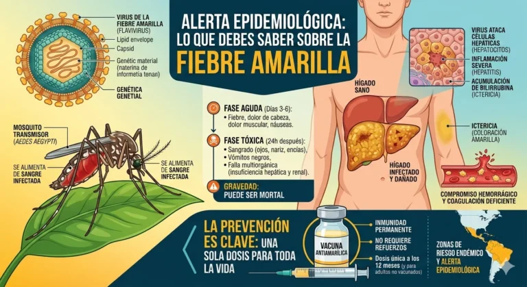 Alerta Epidemiológica Lo que debes saber sobre la Fiebre Amarilla