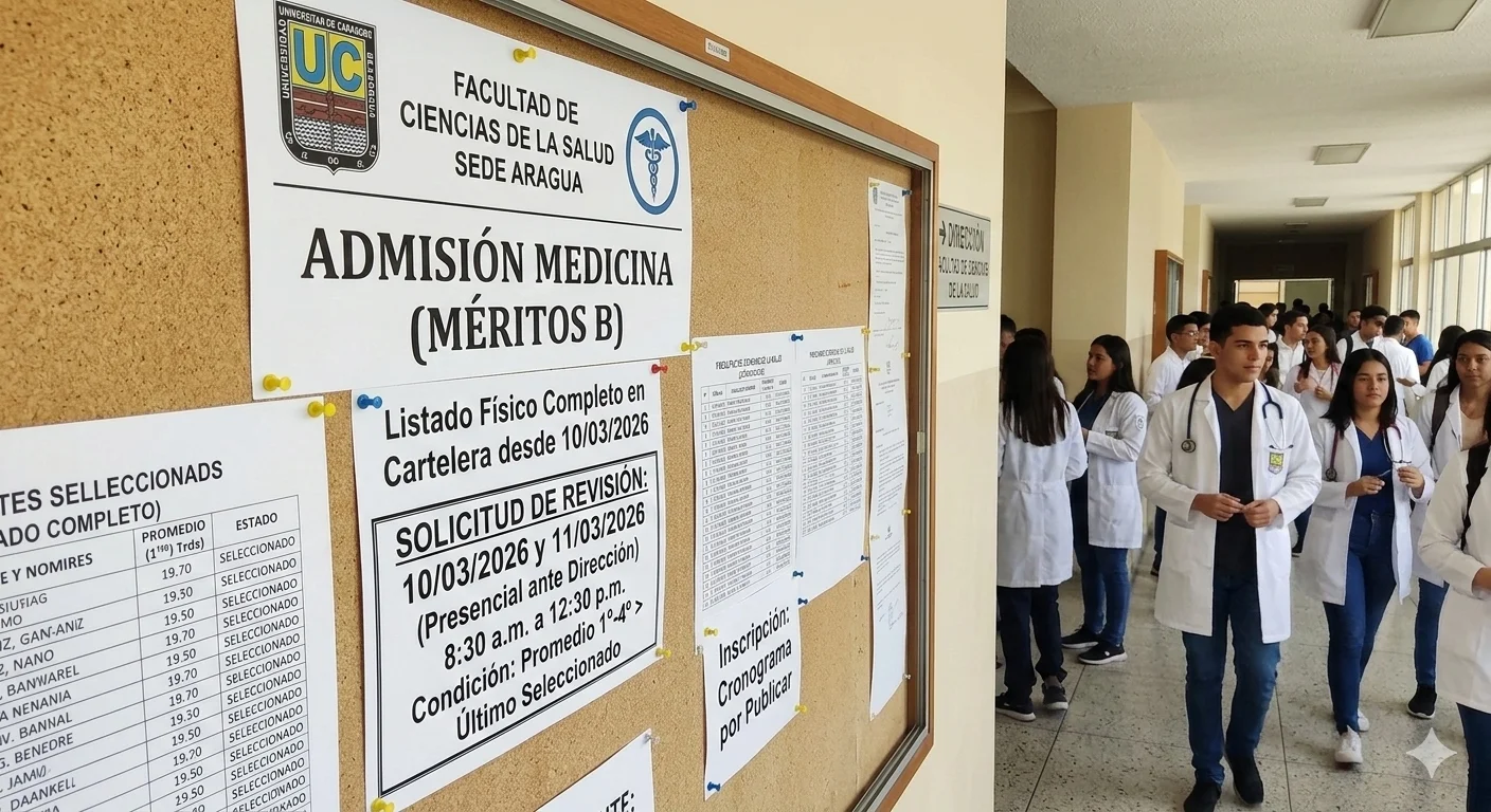 Publicados Resultados de Admisión para Medicina (Méritos B)
