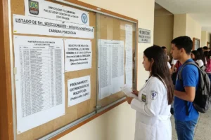Resultados del Proceso de Admisión Carrera de Psicología