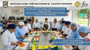 Personal del Comedor Universitario de la UC Núcleo Aragua se capacita en técnicas gastronómicas