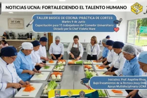 Personal del Comedor Universitario de la UC Núcleo Aragua se capacita en técnicas gastronómicas